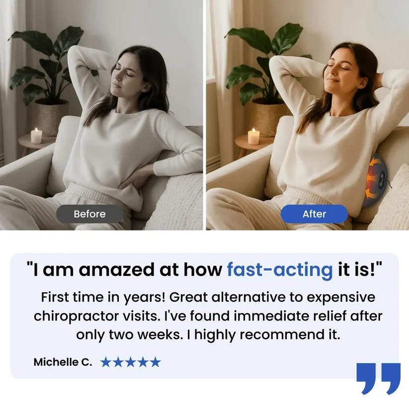 3-in-1 Heated Comfort Cushion — Relax, Support, and Unwind Anytime