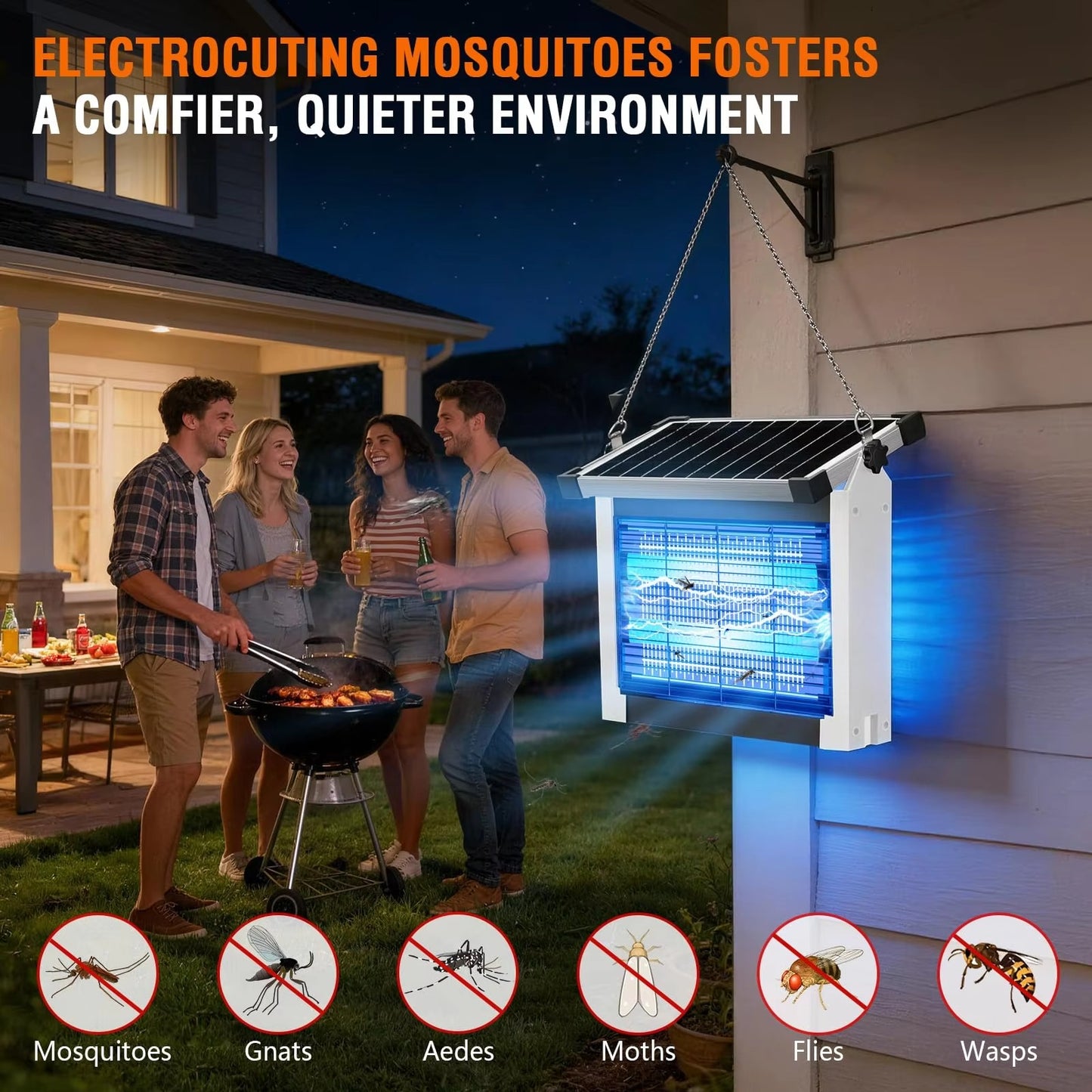 Serelica - Solar Bug Zapper Outdoor